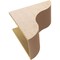 Ekena Millwork 11"W x 22"D x 22"H Classic Carmel Rough Cedar Woodgrain TimberThane Corbel, Primed Tan CORUR11X22X22CARRCPR - alternate 6